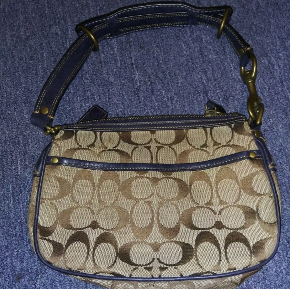 Womens small designer coach handbag